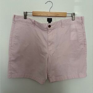 J. Crew Light Pink Cotton Chino Shorts